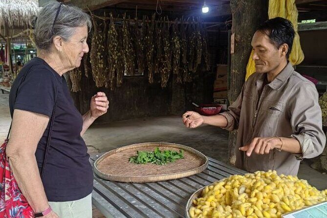 Silk Island Tuk Tuk Tour - Stop 1: Mekong Silk Island craft center and the silk-making walkthrough