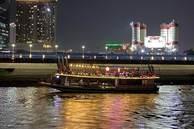 Sunset Cruise-Unlimited Beers-Sodas-BBQ buffet-Fruit platter - What $9 buys you on the Mekong Magic Sunset Cruise